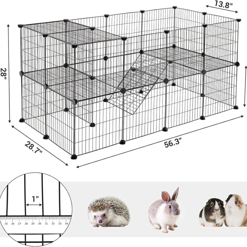Ограда за домашни любимци Forest vine – метална мрежа, вътрешна клетка за кучета и котки, произход Zhejiang, не е внос