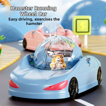 Hamsteru skrējiena ritenis — plastmasas konstrukcija, GXALKJ zīmols, piemērots maziem mājdzīvniekiem