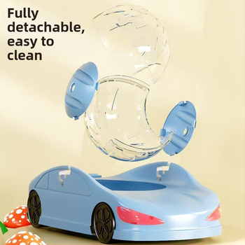 Hamsteru skrējiena ritenis — plastmasas konstrukcija, GXALKJ zīmols, piemērots maziem mājdzīvniekiem