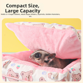 Спално гнездо за хамстери (памучна тъкан; Weibi; есен и зима; подходящо за хамстер)