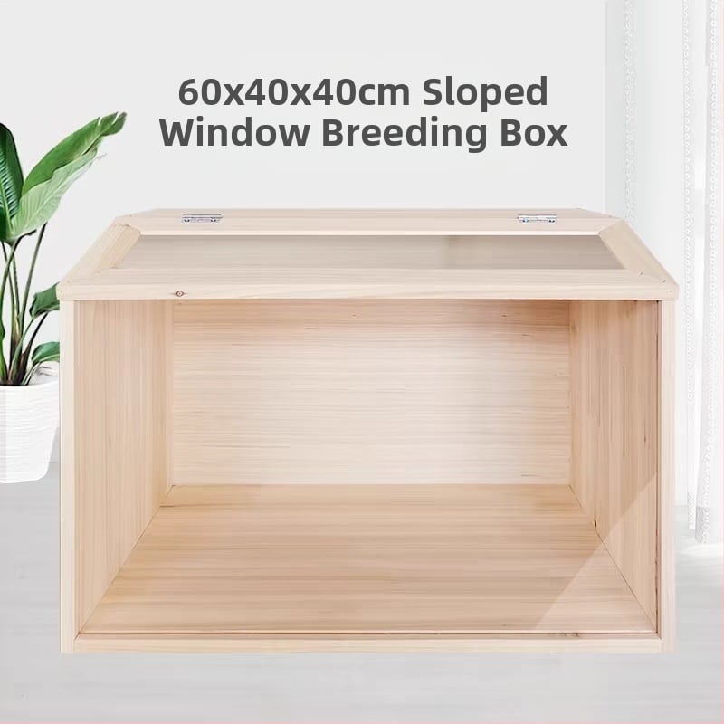 Клетка за развъждане на пъдпъдъци от масивно дърво с изолирана камера за хамстери и пъдпъдъци