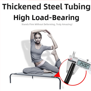 Πτυσσόμενο μεταλλικό κρεβάτι για σκύλους, αναπνεύσιμο, φορητό, πλένεται