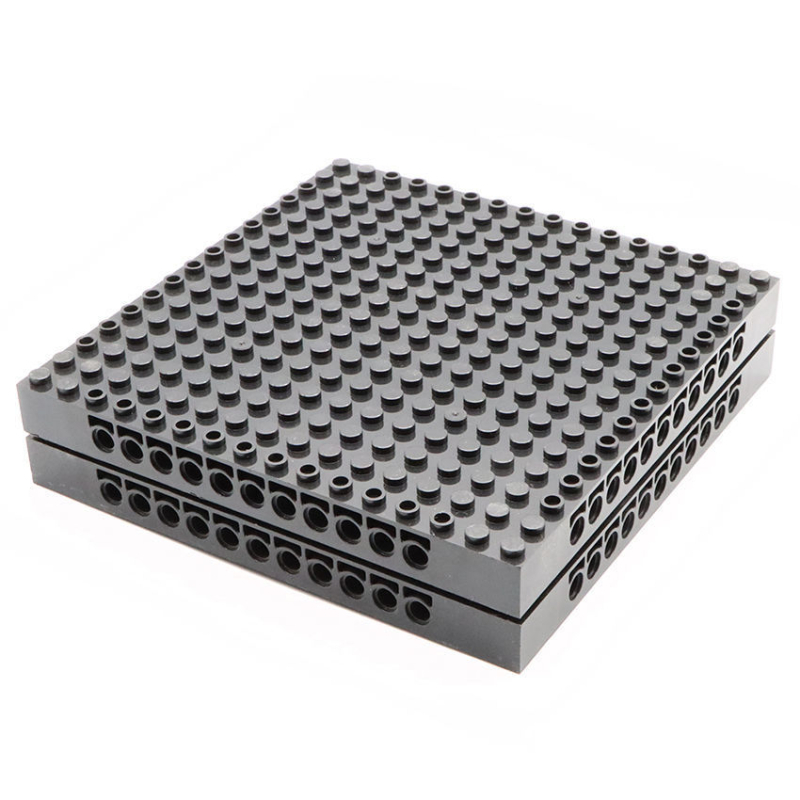 Mozaīkas pikseļu būvlblokiem ar ķieģeļu caurumiem pamats plāksnei, saderīgi ar LEGO 65809, DIY un logotipa pielāgošana