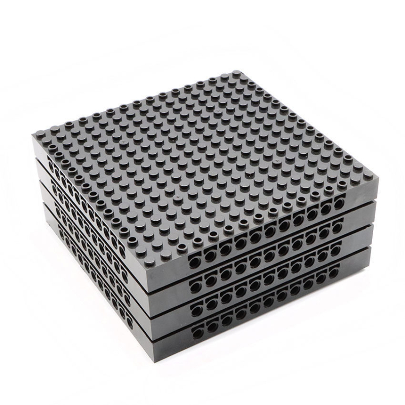 Mozaīkas pikseļu būvlblokiem ar ķieģeļu caurumiem pamats plāksnei, saderīgi ar LEGO 65809, DIY un logotipa pielāgošana