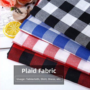 Μαξιλάρι με τετράγωνο καρό μοτίβο, ύφασμα πολυεστέρα και γέμισμα πολυεστέρα - Νέο κινεζικό στυλ