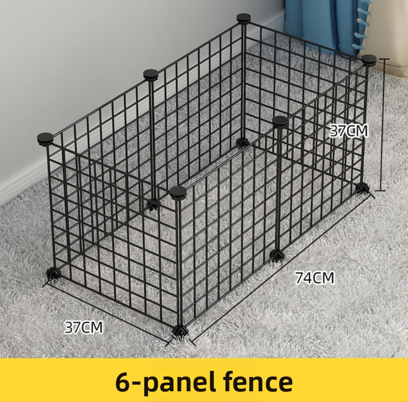 Iekštelpu mājdzīvnieku siena - kaķu aizsardzības vārti, modulāra barjera maziem un vidējiem suņiem, dzelzs stieple, zīmols Seven, imports: Nē