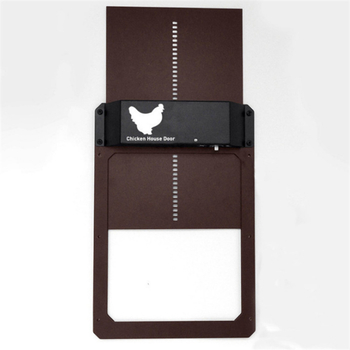 Automatinės šviesos jutiklio durys vištų voljerui (Medžiaga: Plastikas; Kilmė: Zhejiang; Importas: Ne; Prekės ženklas: Kitas)