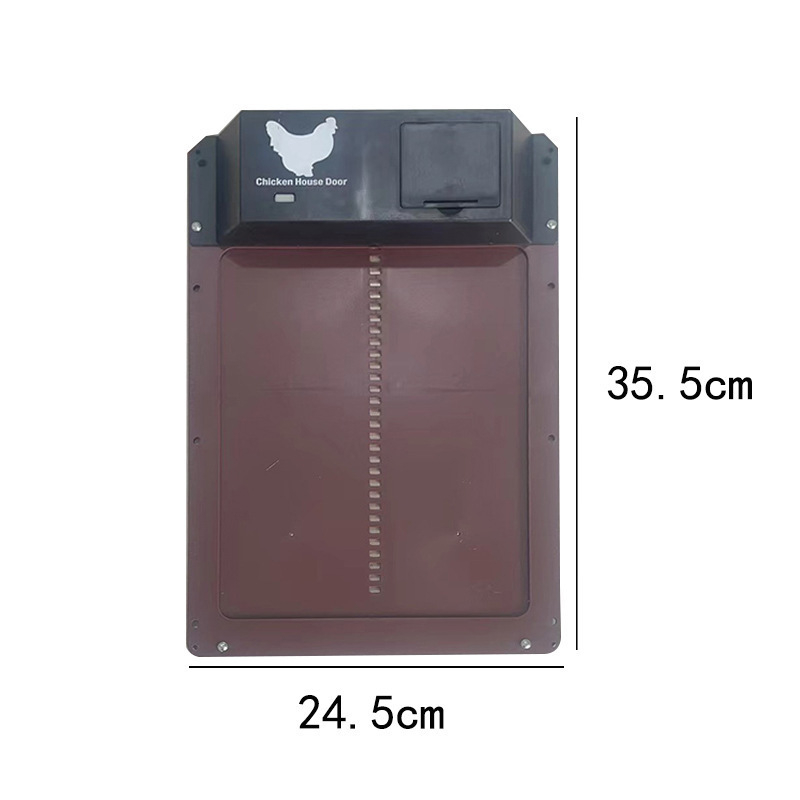 Automātiskas cāļu kūts durvis ar gaismas sensoru (Materiāls: Plastmasa; Izcelsme: Zhejiang; Importēšana: Nē; Zīmols: Cits)