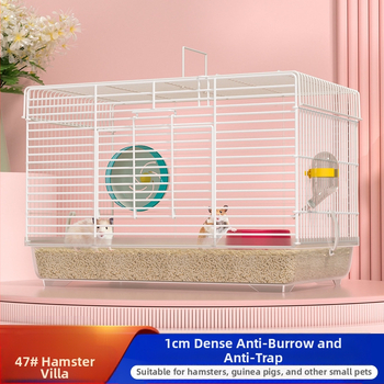 Клетка за хамстери от неръждаема стомана; марка: Друг; подходяща за хамстери