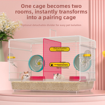 Клетка за хамстери от неръждаема стомана; марка: Друг; подходяща за хамстери