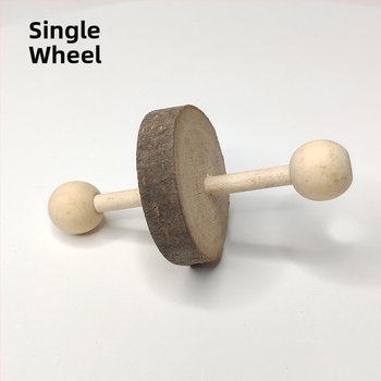 Παιχνίδι για κατοικίδια από ξύλο μήλου με κουδουνάκι και περιστρεφόμενη ρόδα (Υλικό: Ξύλο μήλου; Προορισμός: για κατοικίδια; Εισαγωγή: Όχι; Χαρακτηριστικά: Κουδουνάκι, περιστρεφόμενη ρόδα, παιχνίδι δαγκώματος)