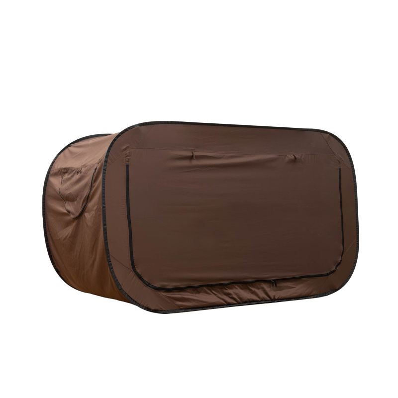 Neatkarīga guļvietas telts ar mušas sietu, integrēta studentu istabas aizsegslāne ar augšējo un apakšējo gultu — vienstāvu telts, ātra uzstādīšana, svars 3600 g, stikla šķiedras stieņu rāmis, ārējā ūdensnecaurlaidība 1000–1500 mm