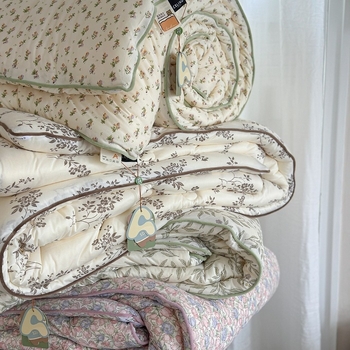 Žieminė megzta medvilninė antklodė su sojų pluošto užpildais, quiltuota, 3–3,5 kg