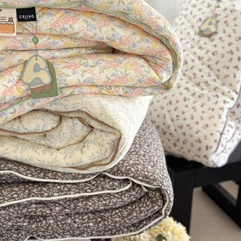 Žieminė megzta medvilninė antklodė su sojų pluošto užpildais, quiltuota, 3–3,5 kg