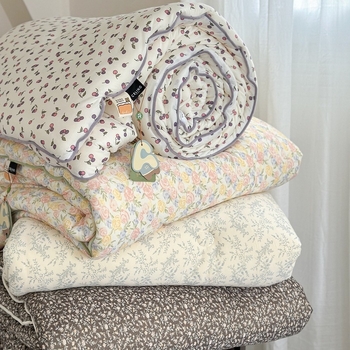 Žieminė megzta medvilninė antklodė su sojų pluošto užpildais, quiltuota, 3–3,5 kg