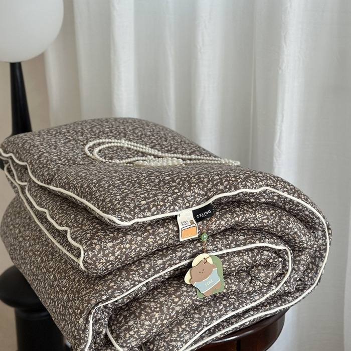 Žieminė megzta medvilninė antklodė su sojų pluošto užpildais, quiltuota, 3–3,5 kg