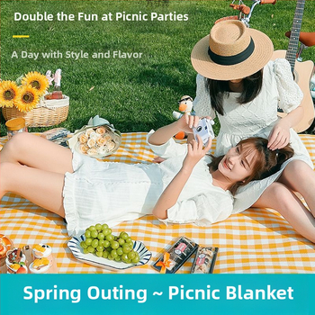 Βαμβακερό στρώμα πικνίκ, παχύτερο για υπαίθριο κάμπινγκ, ανθεκτικό στην υγρασία