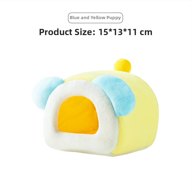 Yee kokvilnas ligzda maziem mājdzīvniekiem — karājama ligzda un gulēšanas maisiņš (materiāls: kokvilna; zīmols: Yee; piemērots mājdzīvniekiem)