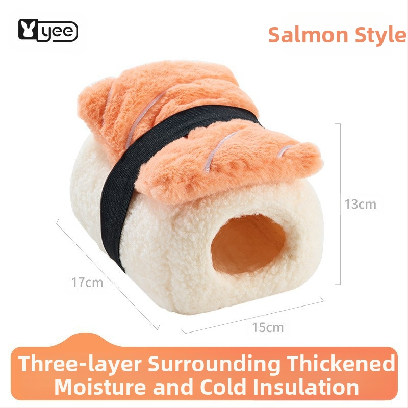 Yee kokvilnas ligzda maziem mājdzīvniekiem — karājama ligzda un gulēšanas maisiņš (materiāls: kokvilna; zīmols: Yee; piemērots mājdzīvniekiem)