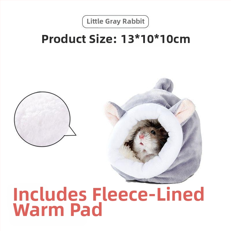 Yee kokvilnas ligzda maziem mājdzīvniekiem — karājama ligzda un gulēšanas maisiņš (materiāls: kokvilna; zīmols: Yee; piemērots mājdzīvniekiem)