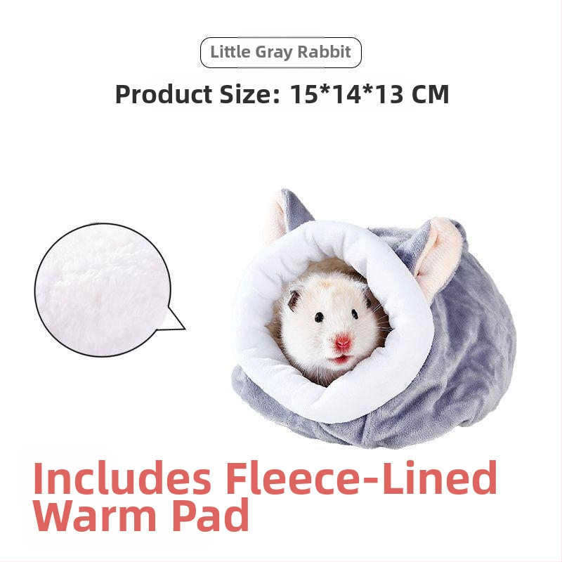 Yee kokvilnas ligzda maziem mājdzīvniekiem — karājama ligzda un gulēšanas maisiņš (materiāls: kokvilna; zīmols: Yee; piemērots mājdzīvniekiem)