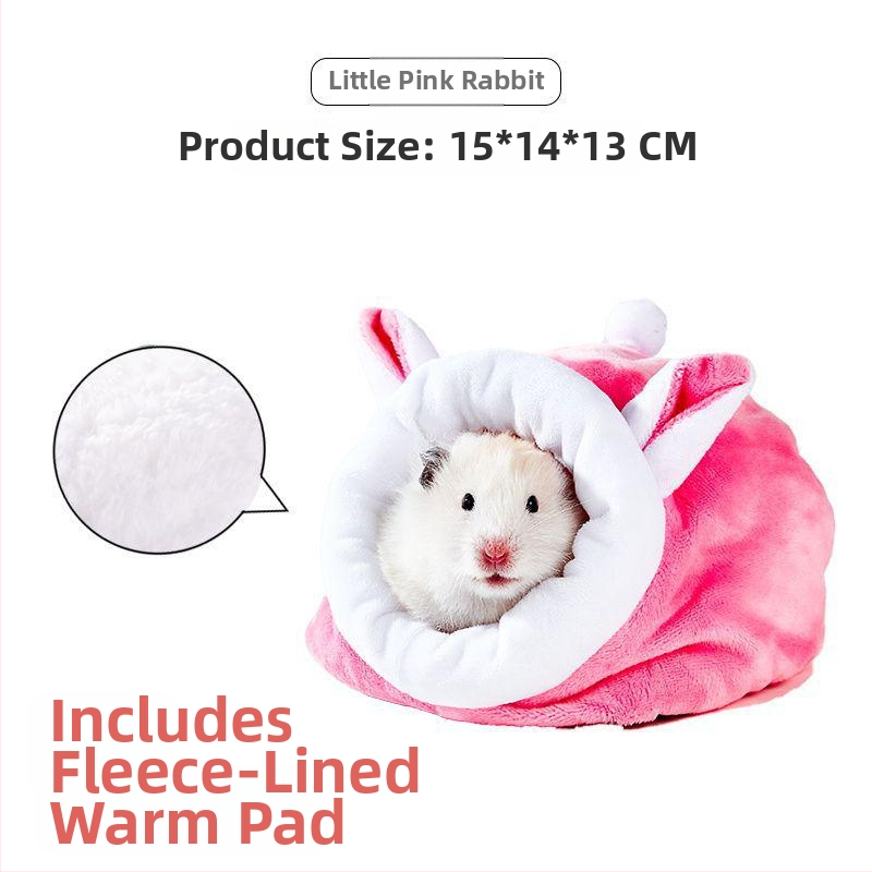 Yee kokvilnas ligzda maziem mājdzīvniekiem — karājama ligzda un gulēšanas maisiņš (materiāls: kokvilna; zīmols: Yee; piemērots mājdzīvniekiem)