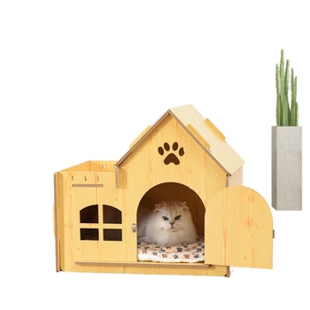 Chenyue Αφαιρούμενο σπίτι για σκύλους και γάτες, ζεστό φθινοπωρινό-χειμερινό, κατοικία σε μορφή σπιτιού, έπιπλα κατοικίδιων