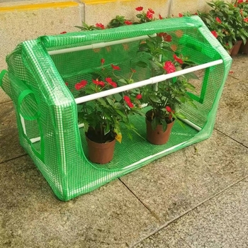 PVC šiltnamis sukulentams – izoliacija ir lietaus atsparumas, prekės ženklas Mika Flower Room, tinkamas sodui, balkonams ir lauke ant palangės