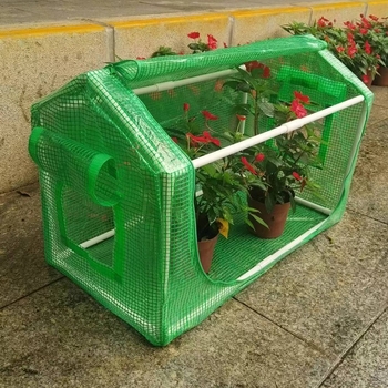 PVC šiltnamis sukulentams – izoliacija ir lietaus atsparumas, prekės ženklas Mika Flower Room, tinkamas sodui, balkonams ir lauke ant palangės