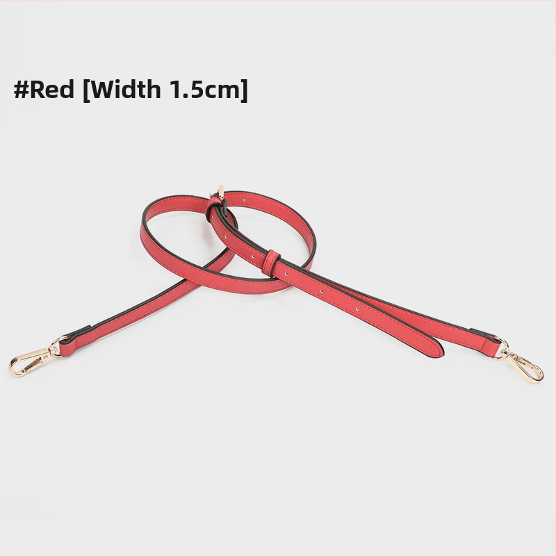 Pečių diržas iš PU odos, ličių tekstūra, plonas, keičiamas