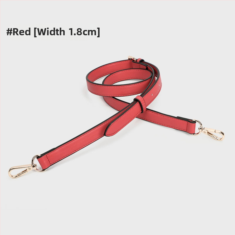 Pečių diržas iš PU odos, ličių tekstūra, plonas, keičiamas