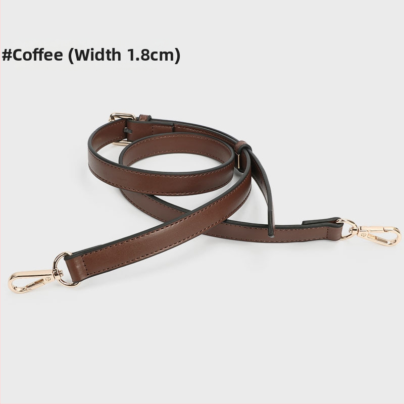 Pečių diržas iš PU odos, ličių tekstūra, plonas, keičiamas