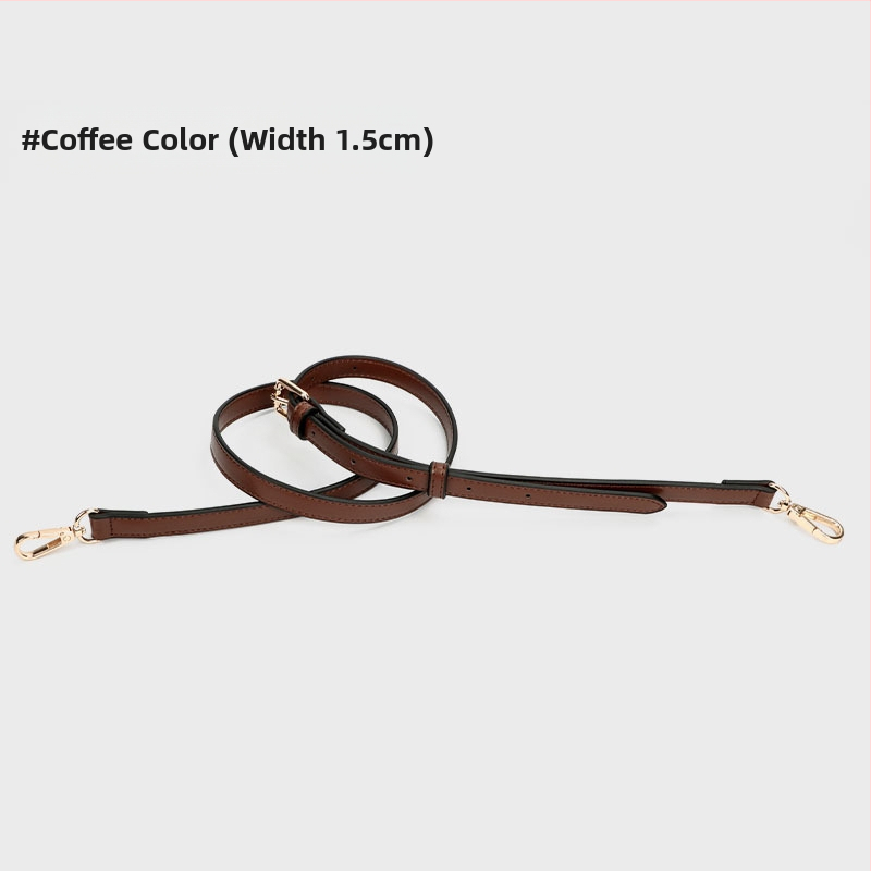 Pečių diržas iš PU odos, ličių tekstūra, plonas, keičiamas