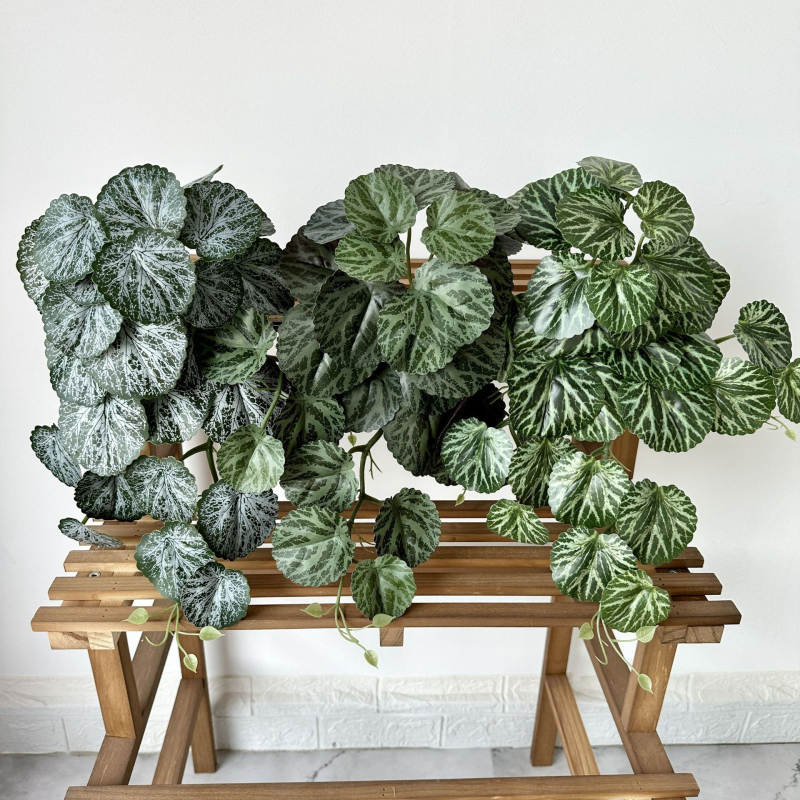 Longyu Craft Flower mesterséges zöld növény faldekoráció – selyem hálós virágok, szimulált növények, esküvőkre, fotó kellékek, otthoni dekoráció