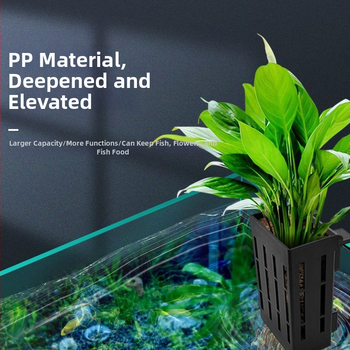 Κρεμαστό στον τοίχο γλάστρα για υδροπονική φύτευση σε ενυδρείο – διακοσμητική καλαθούλα για υδρόβια φυτά