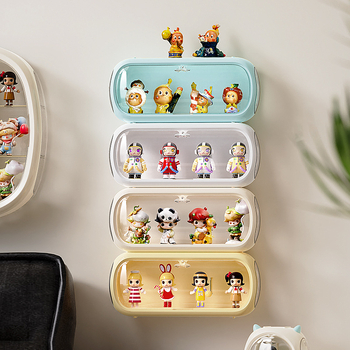 SN3002 — Κουτί προβολής γραφείου με τοίχο, χωρίς διάτρηση, προστασία σκόνης, σχεδίαση κάψουλας διαστήματος, υλικό: HIPS+PET (100% καινούριο)