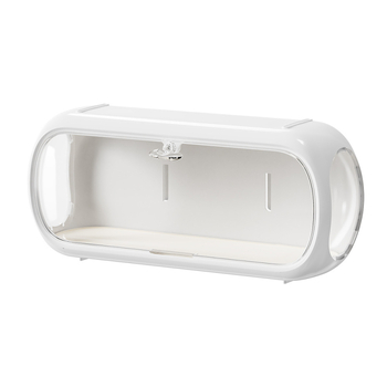 SN3002 — Κουτί προβολής γραφείου με τοίχο, χωρίς διάτρηση, προστασία σκόνης, σχεδίαση κάψουλας διαστήματος, υλικό: HIPS+PET (100% καινούριο)