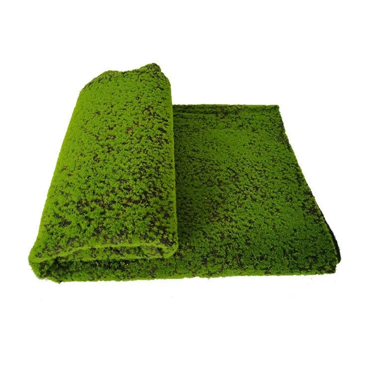 Mű moha gyep, flockolt selyem növény, modell 21488319, tájkép kirakat dekoráció