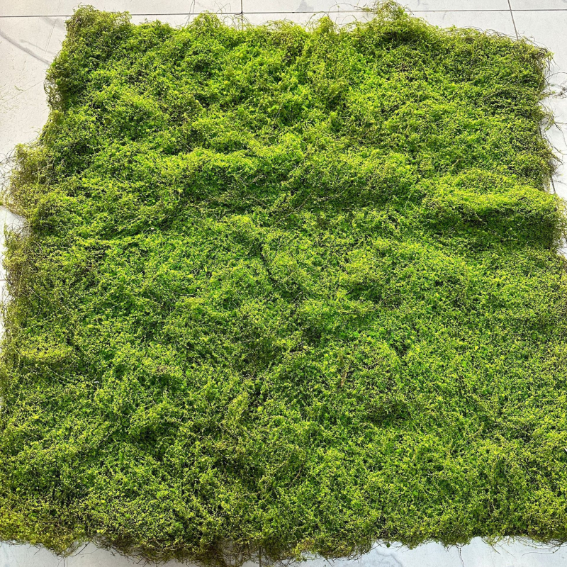 Mű moha gyep, flockolt selyem növény, modell 21488319, tájkép kirakat dekoráció