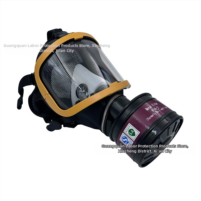 Противогаз със силиконов филтър и цилиндричен корпус – KN95 защита срещу токсични газове, стандарт GB2890-2009, опаковка 10 комплекта