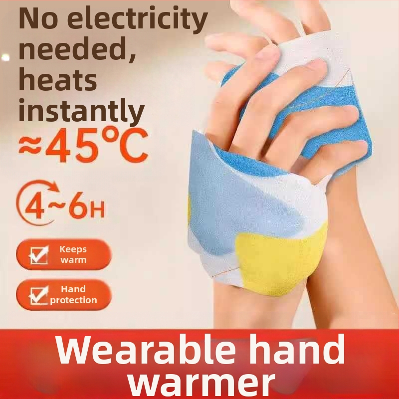 Самозагряващ ръчен патч с пелин, парна гореща компресия, печатен плат, за ръце, модерен минималистичен стил