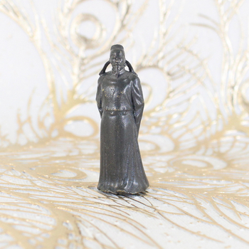 Φιγούρα διάταξης Li Bai για ενυδρείο — αρχαϊκή στρατιωτική φιγούρα, κράμα μοντέλο, μη συναρμολογούμενο, κατάλληλο για ηλικίες 7–14