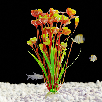 PVC διακοσμητικό φυτό ενυδρείου για περιβάλλον με σχεδιασμό – τεχνητό φυτό ενυδρείου, μάρκα Little jiaola, στυλ Love grass, βάρος 117 g