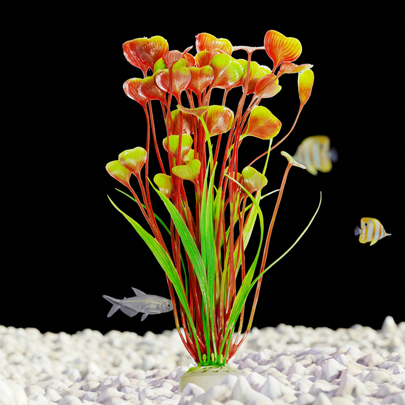 PVC ukrasna biljka za akvarij za uređenje krajolika – umjetna biljka, marka Little jiaola, stil Love grass, težina 117 g