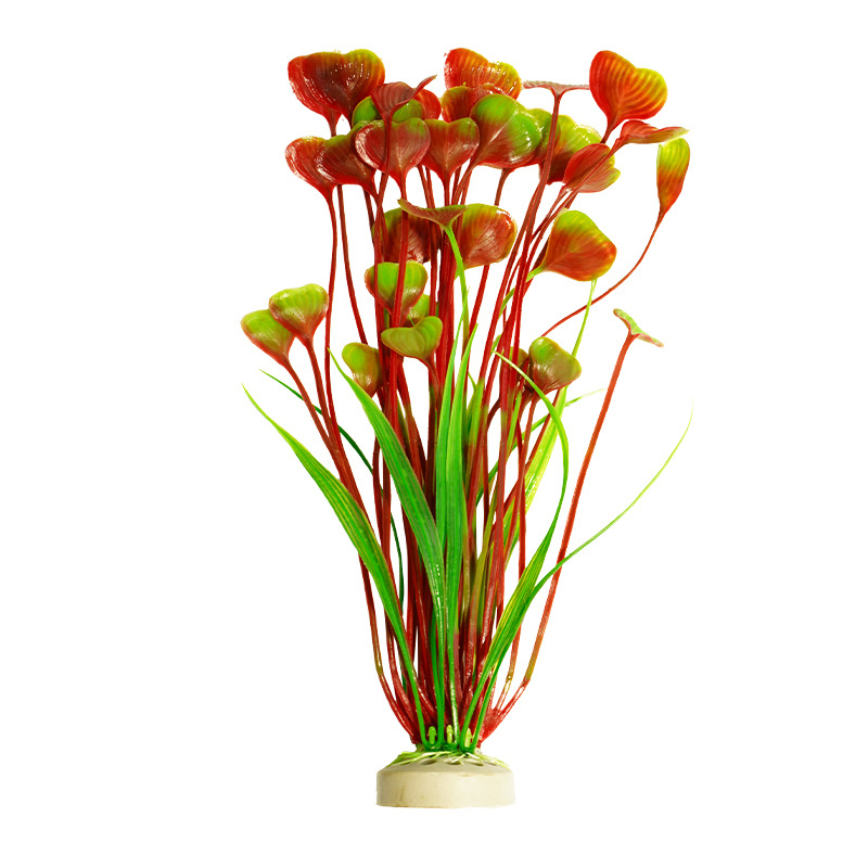 PVC ukrasna biljka za akvarij za uređenje krajolika – umjetna biljka, marka Little jiaola, stil Love grass, težina 117 g