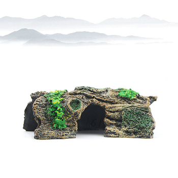 Διακοσμητικό σπήλαιο ενυδρείου από ρητίνη για ψάρια και χελώνες – καταφύγιο κατοικίδιων