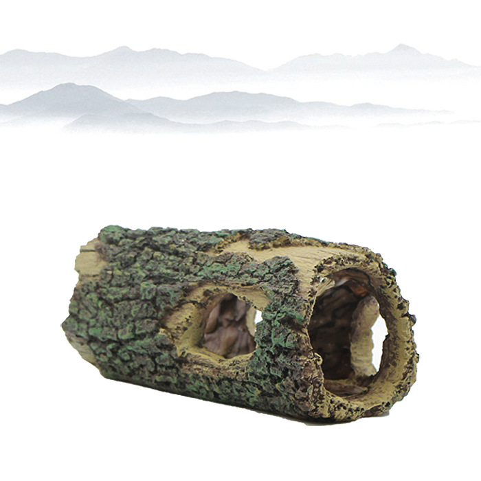 Akváriumi barlang dísz gyantából – halak és teknősök számára