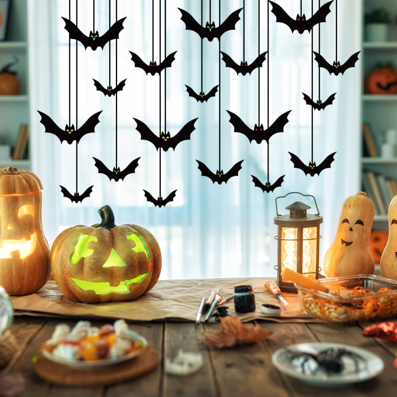 Pandantiv cu liliac pentru Halloween – decor pentru scenă, din hârtie, categorie: ornamente suspendate, marcă Expensive