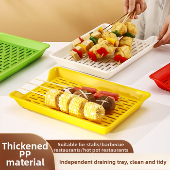 PP kvadratinė plokštelė su drenažo tinkleliu, logotipo spausdinimas pagal užsakymą, mikrobangų krosnelė neveikia, šiuolaikinis minimalistinis stilius