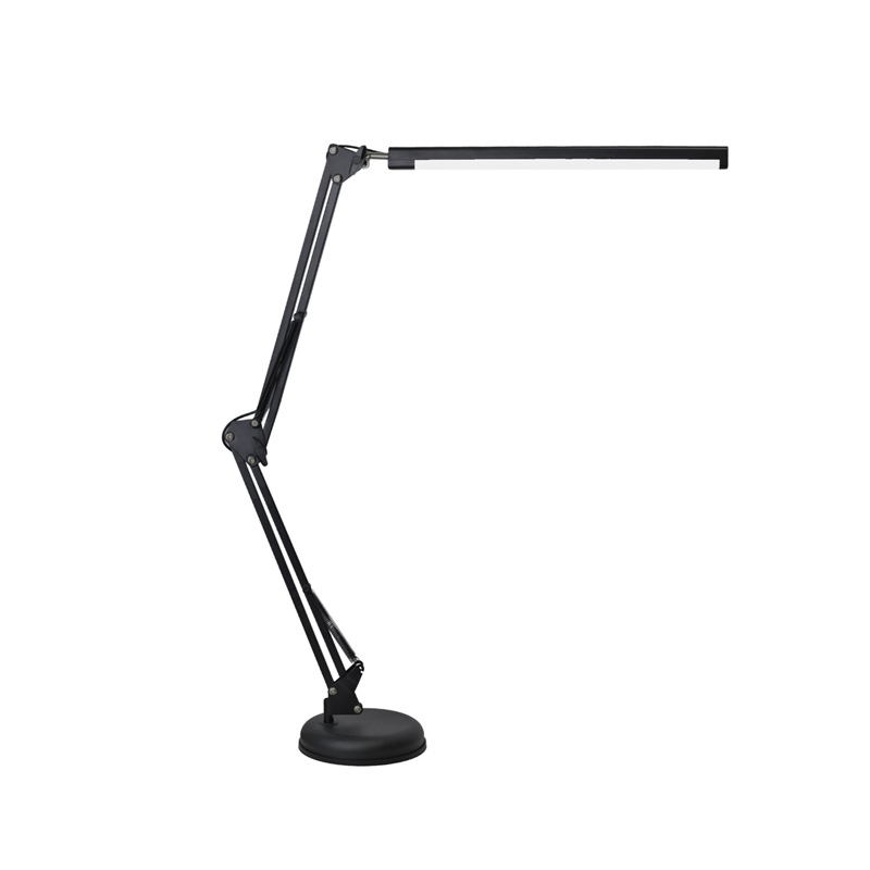 Λάμπα γραφείου με ρυθμιζόμενο μακρύ βραχίονα, προστασία ματιών, USB θύρα, 5V, μοντέλο βάσης δίσκου I5